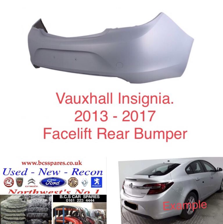 Vauxhall Insignia Rear Bumper. 2014 - 2016. New 