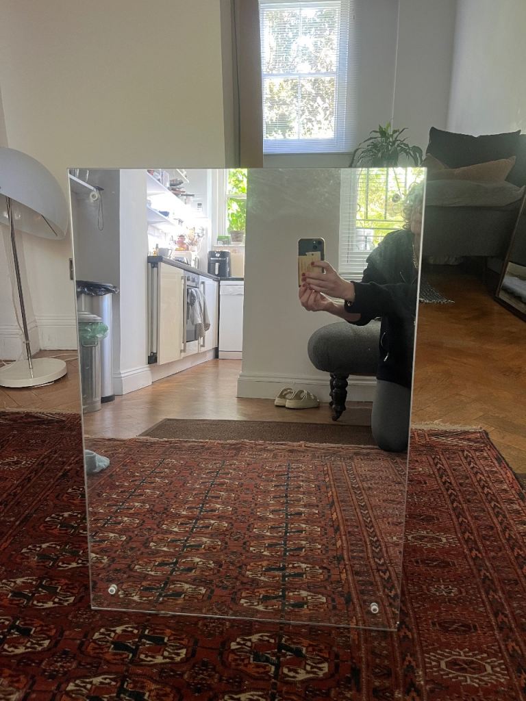arge Wall Mirror 50x70cm – Minimal / Modern – Small Chip (Reflected in Price)