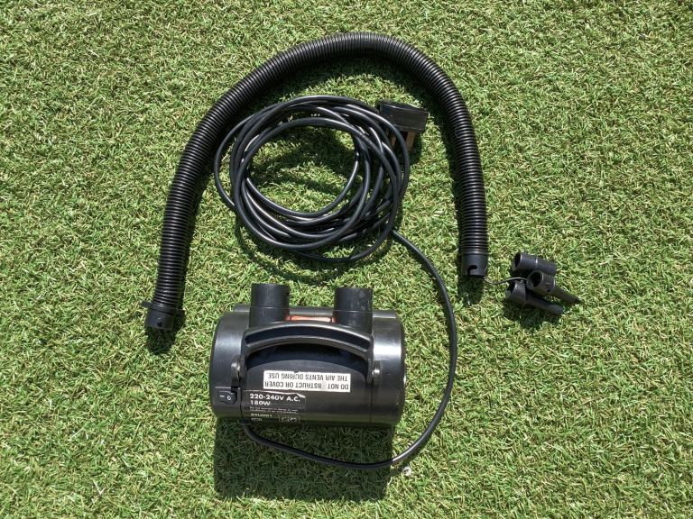 Electric Inflatable Pump with inflate & deflate valves