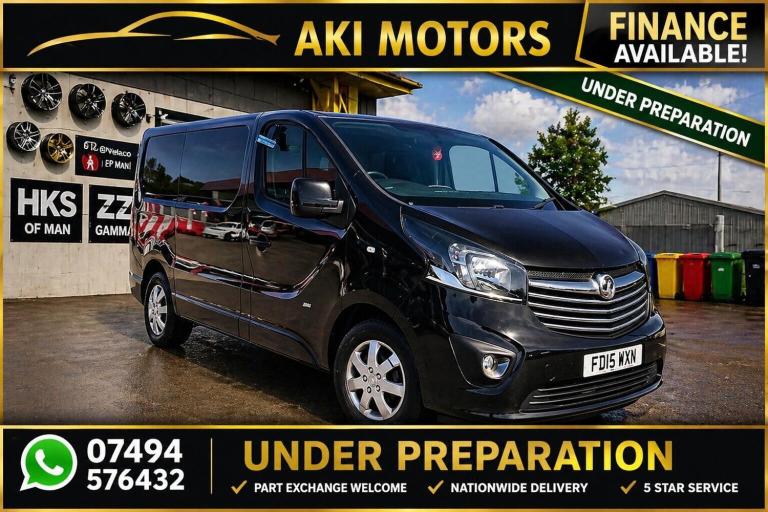 VAUXHALL VIVARO 1.6 CDTi 2700 BiTurbo ecoFLEX Sportive L1 H1 Euro 5 (s/s) 5dr