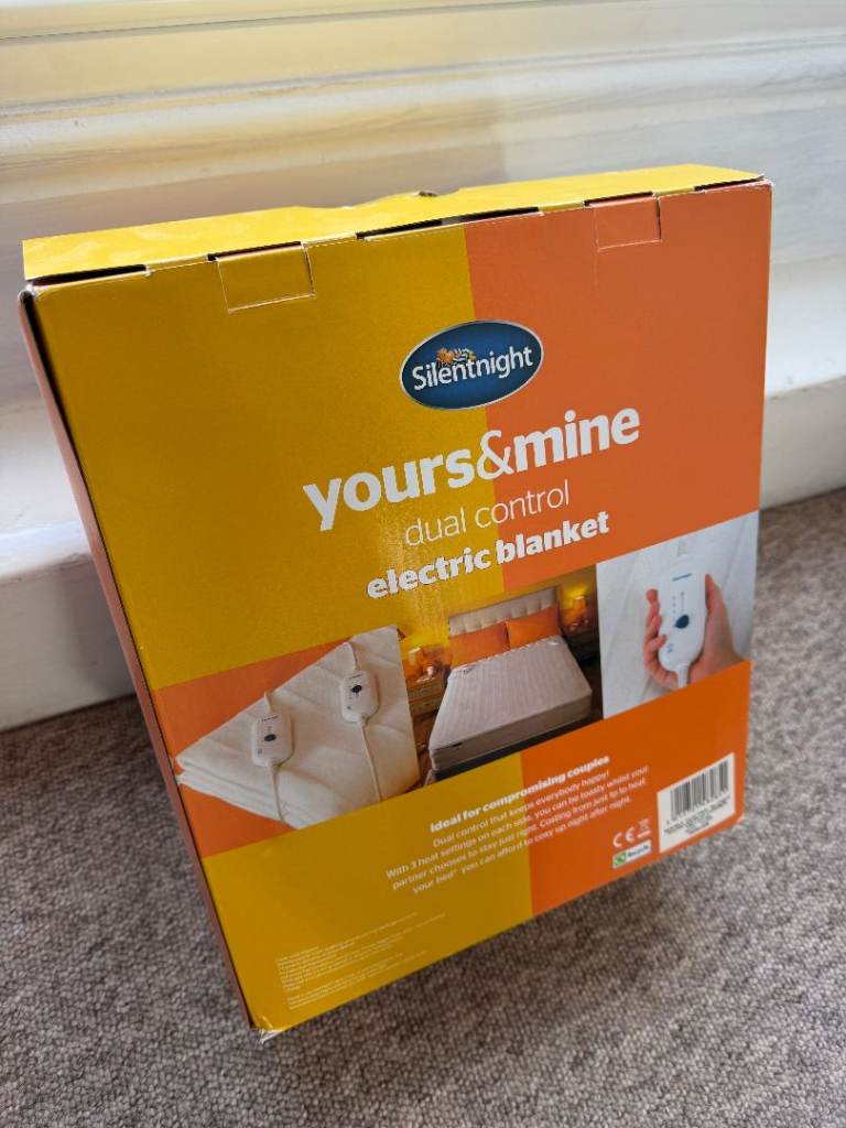 Dual control electric blanket (RRP £45)