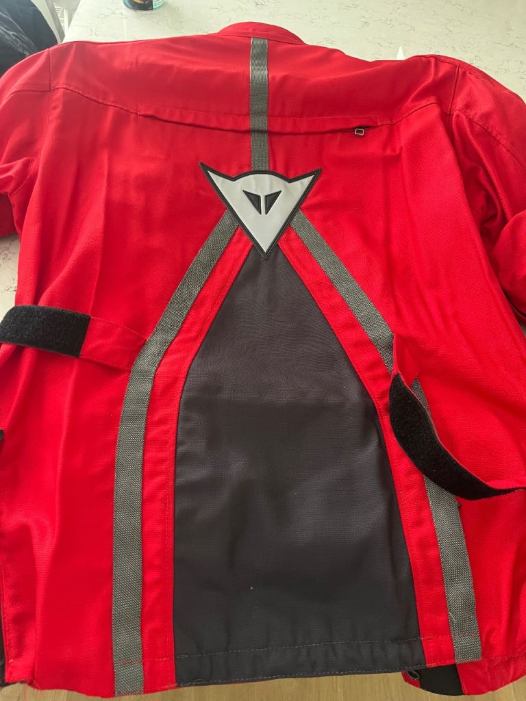 DAINESE gore- tex textile waterproof jacket size 44