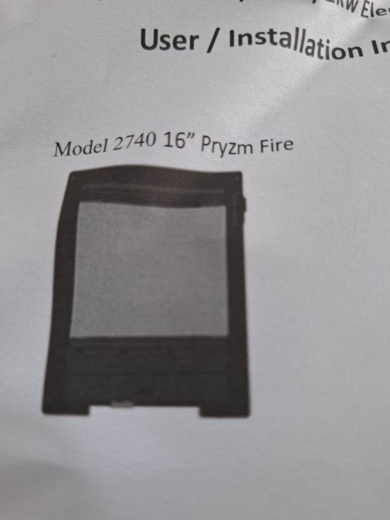 Brand new electric fire 