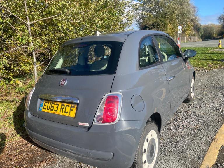image for FIAT 500 1.2 COLOUR THERAPY 63 REG GREY 3 DOOR 12 MONTHS MOT TAX £35 TIMING BELT REPLACED