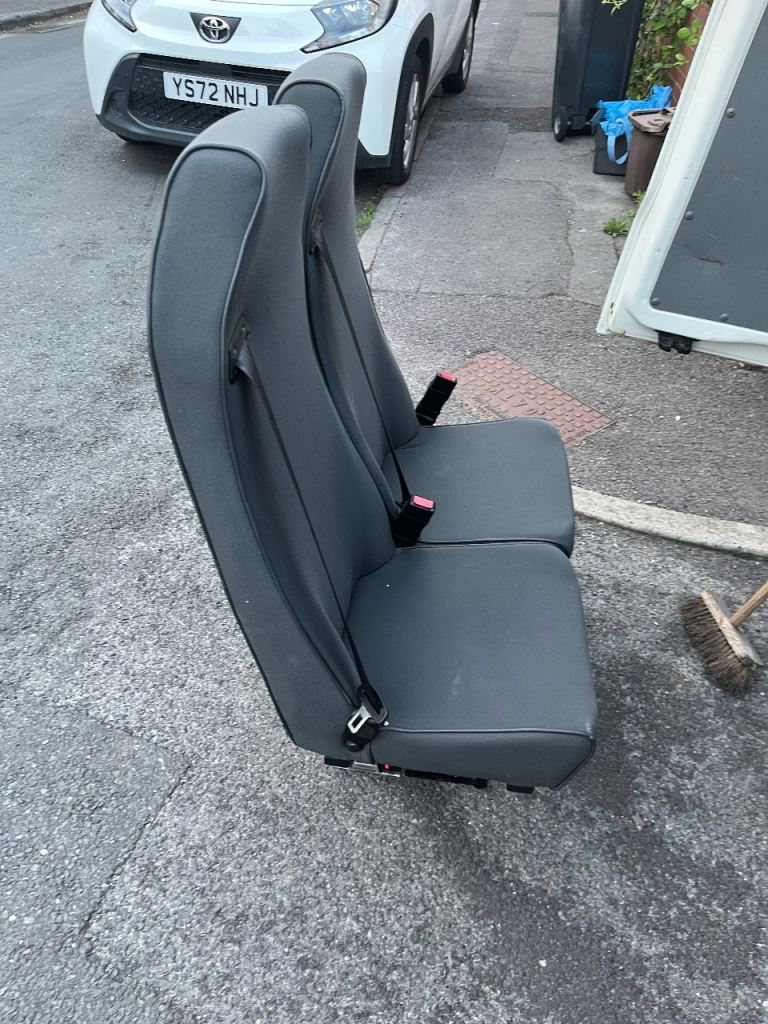 Van seats (2+1) with built in seat belts 