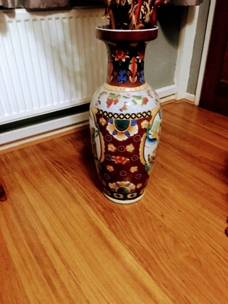Large 24inch ;Japanese ceramic vase 
