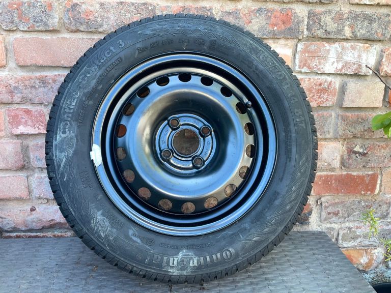 Continental tyre and rim 165 70 14
