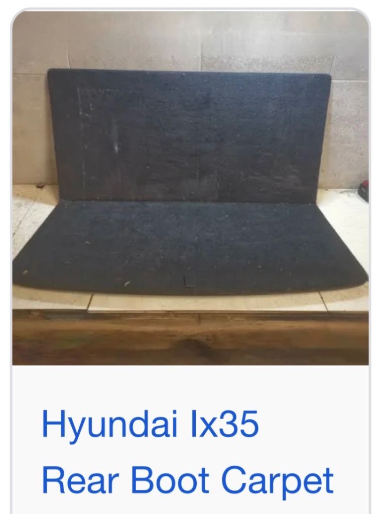 Hyundai ix35 boot liner