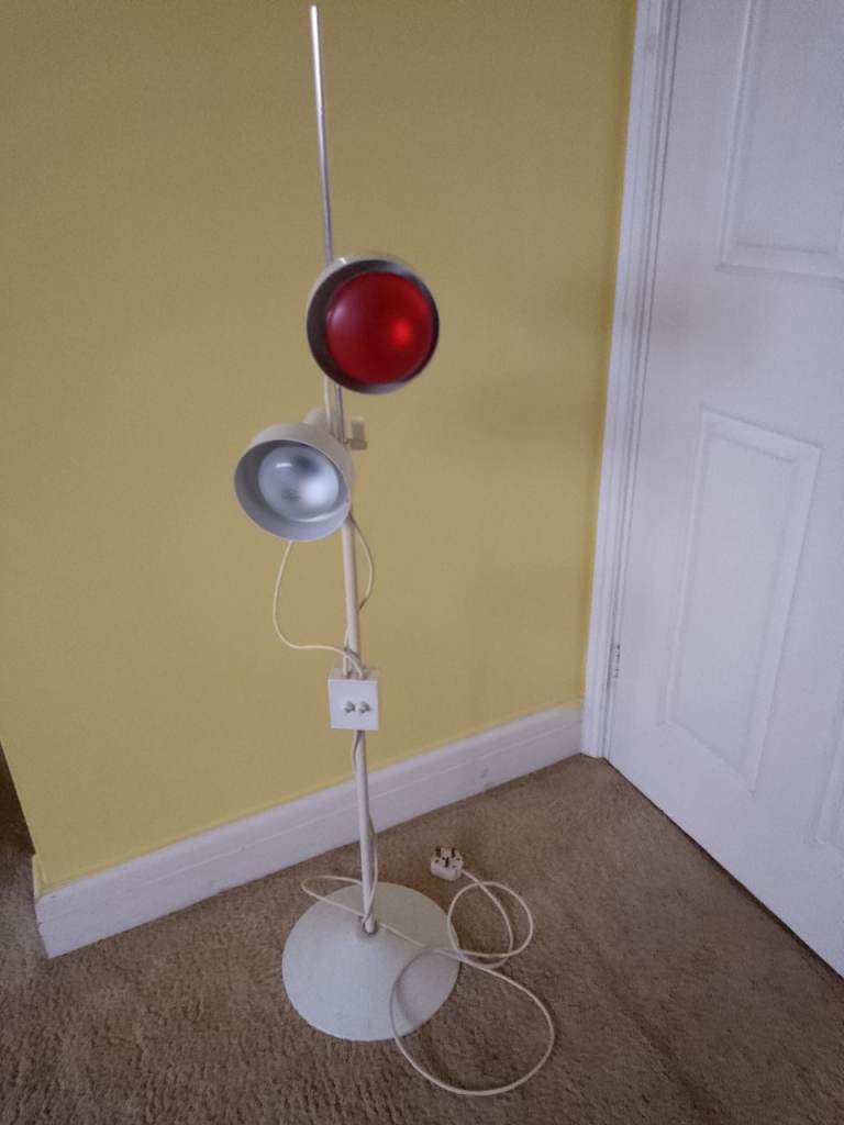 Vintage 1960s Maclamp Twin Spotlight Floor Light