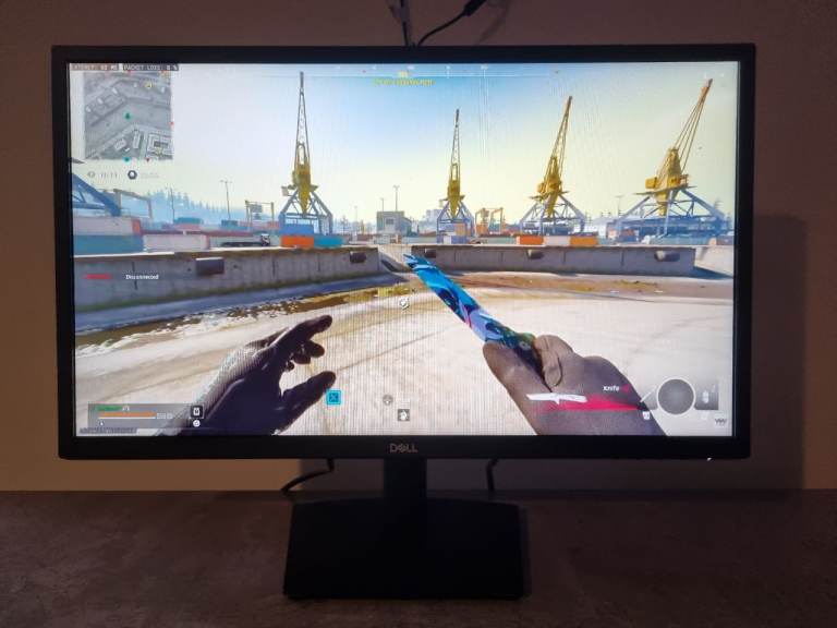 24" monitor dell displayport Full HD IPS LED for gaming pc computer desktop workstation server 