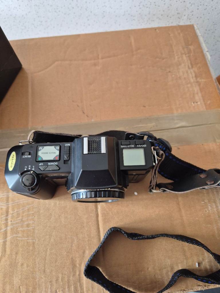 Chinon CP-7m Film Camera with Original Box and Strap