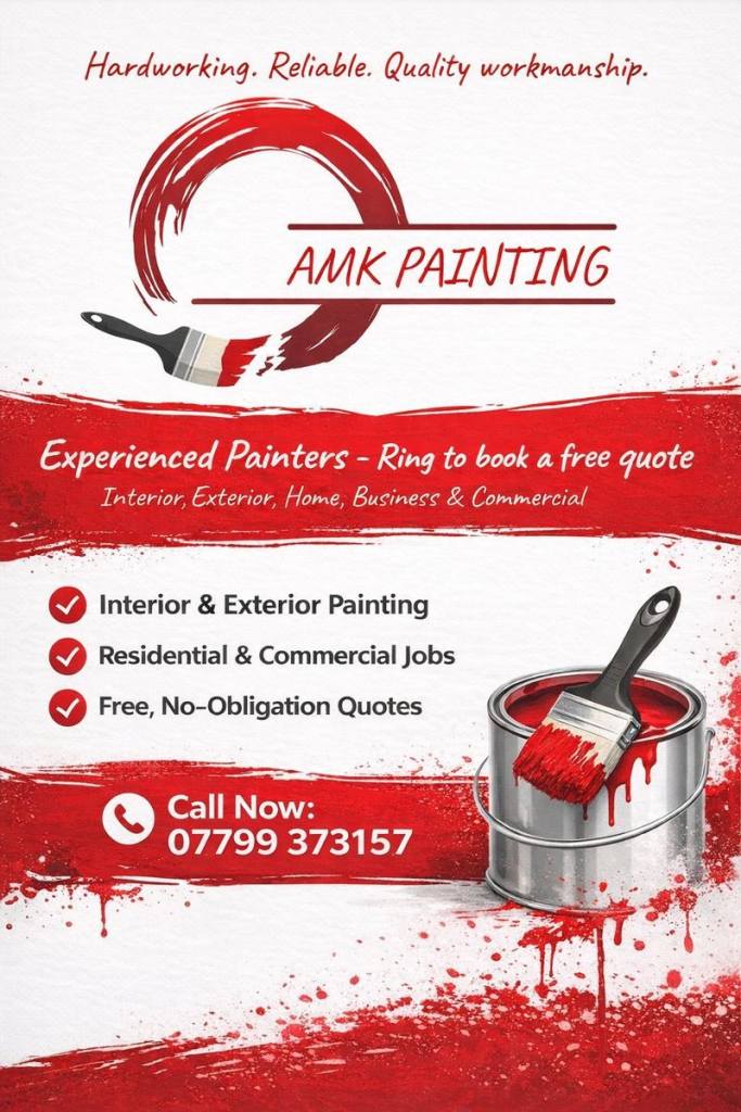 Professional Painters available - ring for a quote 
