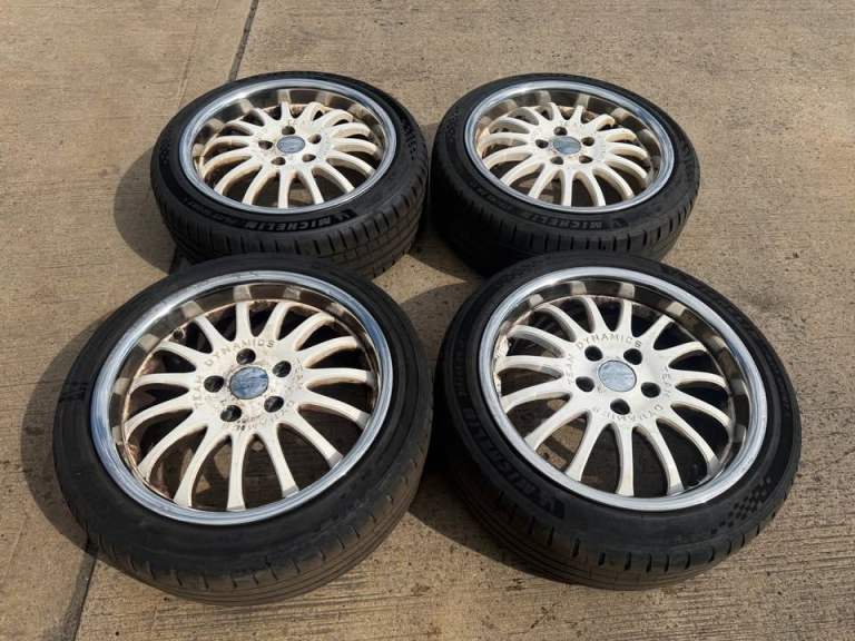  TEAM DYNAMIC 17” 5x114.3 ALLOY WHEELS + TYRES HONDA MITSUBISHI TOYOTA SUZUKI