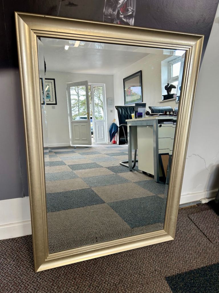 Elegant Large Gold-Framed Wall Mirror