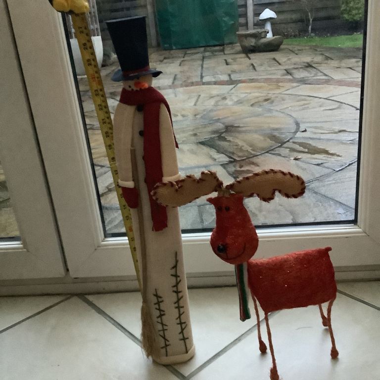 Reindeer and Snowman