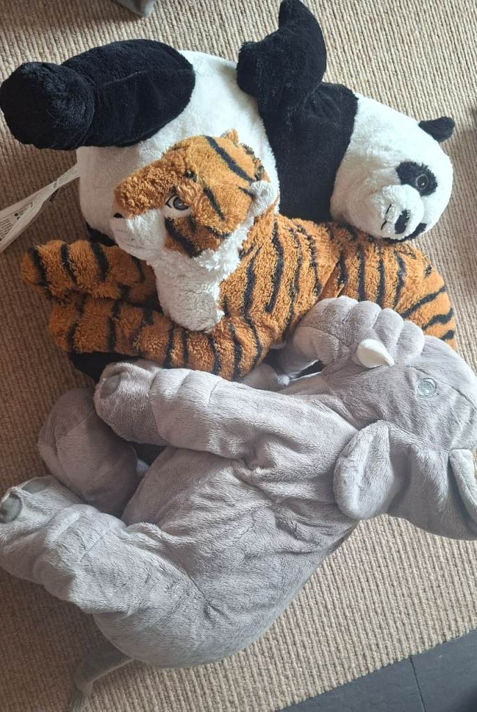 Cuddly soft toy animals - large - ikea