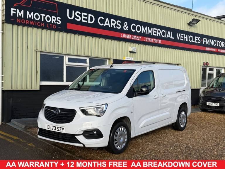 2023 73 VAUXHALL COMBO 1.5 TURBO D 2300 PRO PANEL VAN 6DR DIESEL MANUAL L2 H1 EU