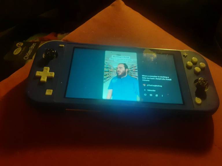 Nintendo Switch Lite - Blue Handheld Console, Good Condition