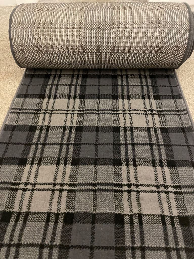tartan carpet / stair runner 12 meter