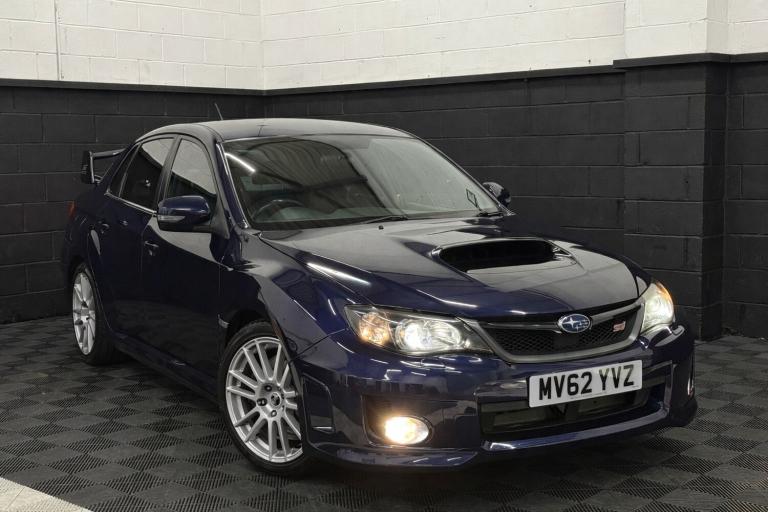 2012 62 SUBAARU IMPREZA WRX STI TYPE UK 2.5T PETROL MANUAL 4WD BLUE 300BHP