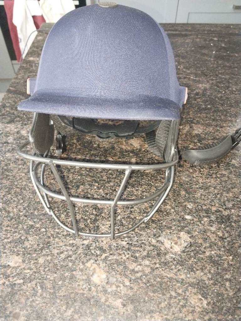 Cricket Helmet - Blue, Good Condition