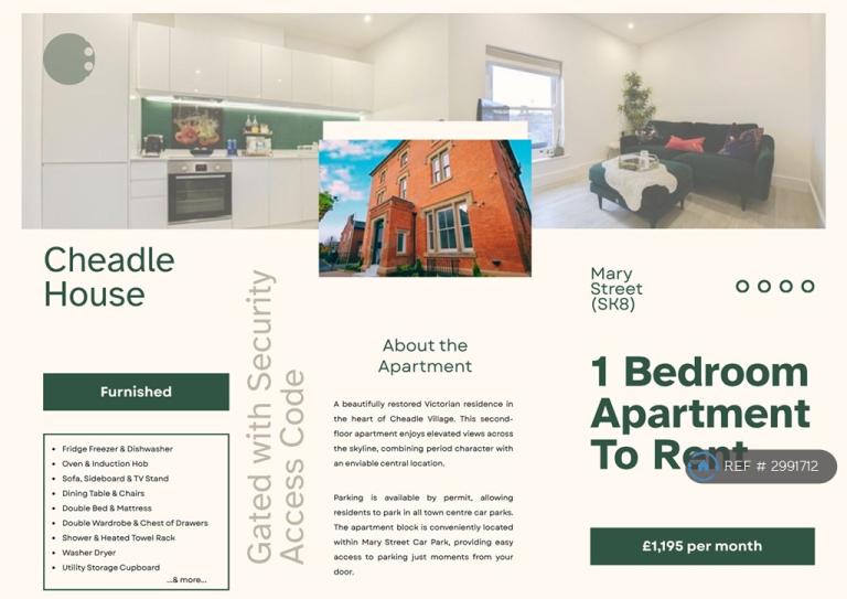 1 bedroom flat in Cheadle House, Cheadle, SK8 (1 bed) (#2991712)