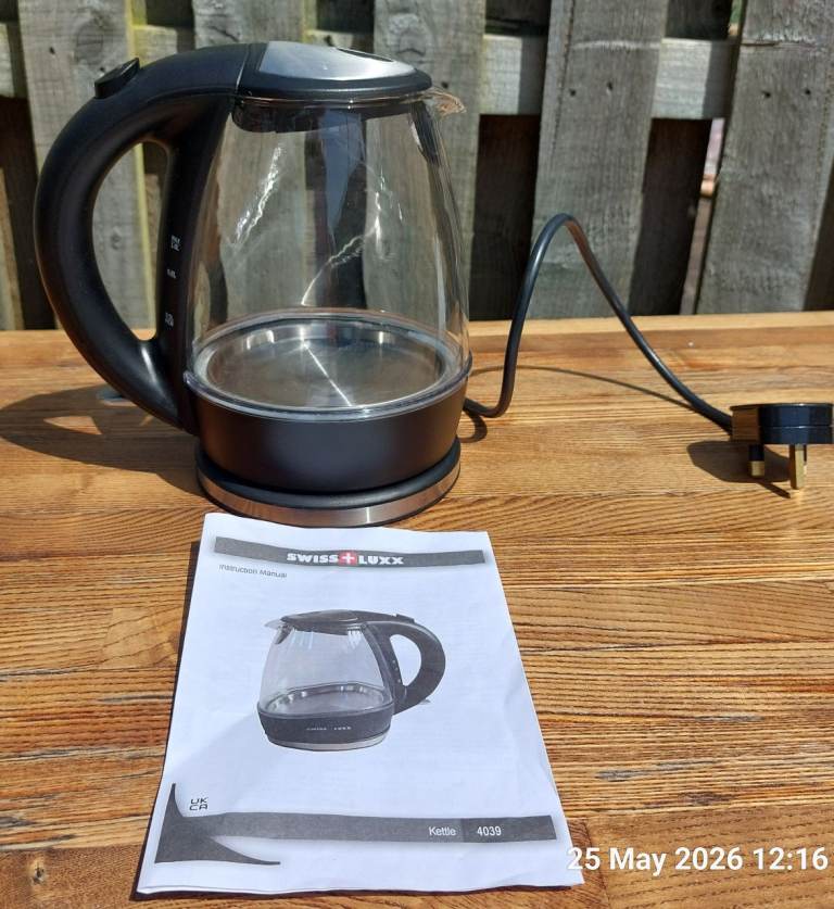 SwissLuxx electric kettle 