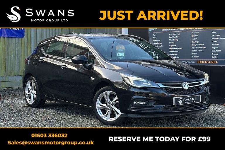 VAUXHALL ASTRA 1.4 i Turbo SRi Nav 2017