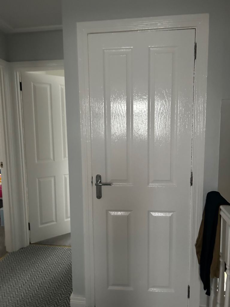 8 white doors. 78 inch’s X 30 inch 