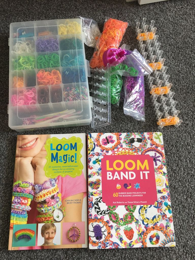Loom bands, accessories, books - free