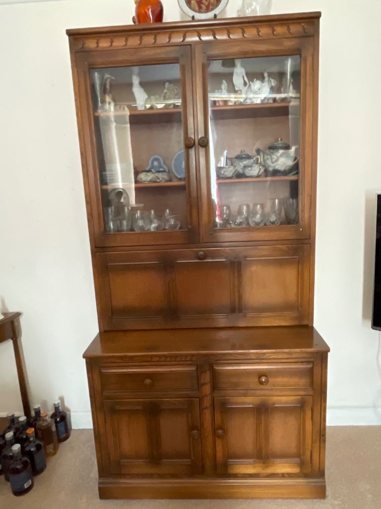 ERCOL DISPLAY CABINET