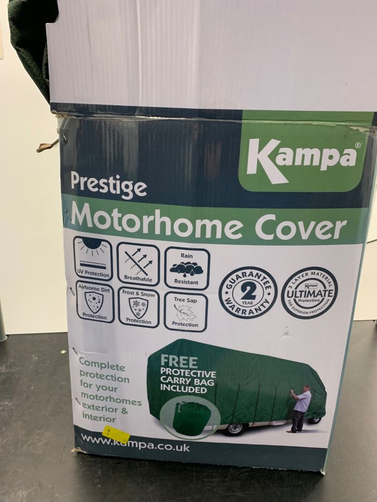 Motorhome Accessory. 6.3m Long Motorhome Cover