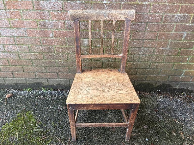  Antique Georgian Welsh Dining Chair Refurbishment Project Spares Repairs