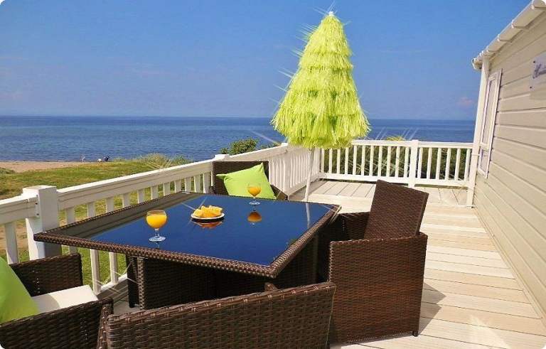 Craig Tara Caravan to Rent BEACHFRONT - Dogs welcome - Self Catering Ayrshire hire