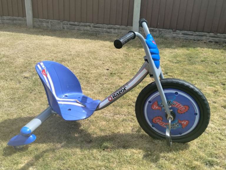 Razor RipRider Kids' Trike Scooter - Blue, Good Condition