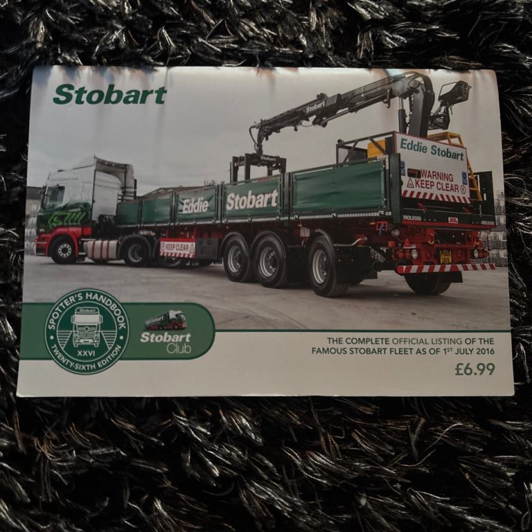 Eddie Stobart Spotters Handbook 26th Edition July 2016