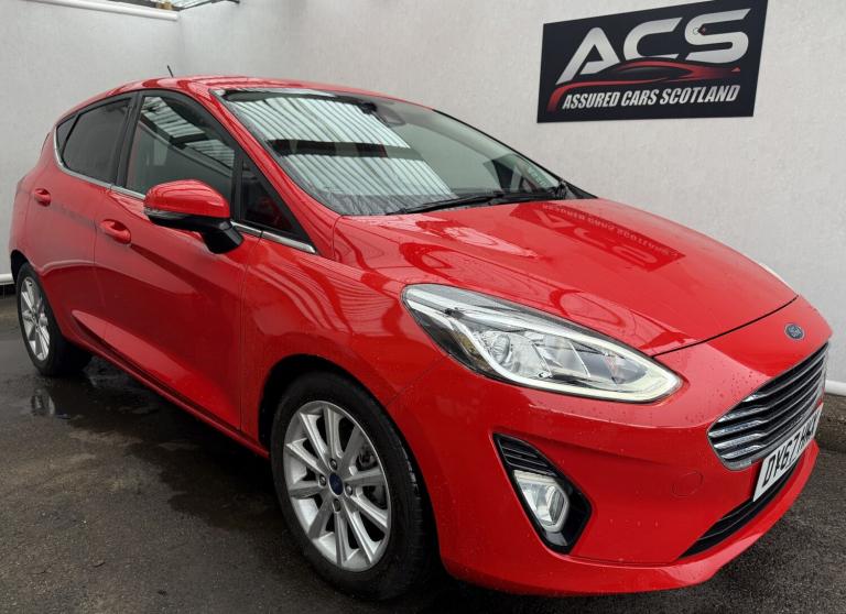 FORD FIESTA 1.0 T EcoBoost Titanium Red Manual Petrol WARRANTY 12 MONTHS MOT