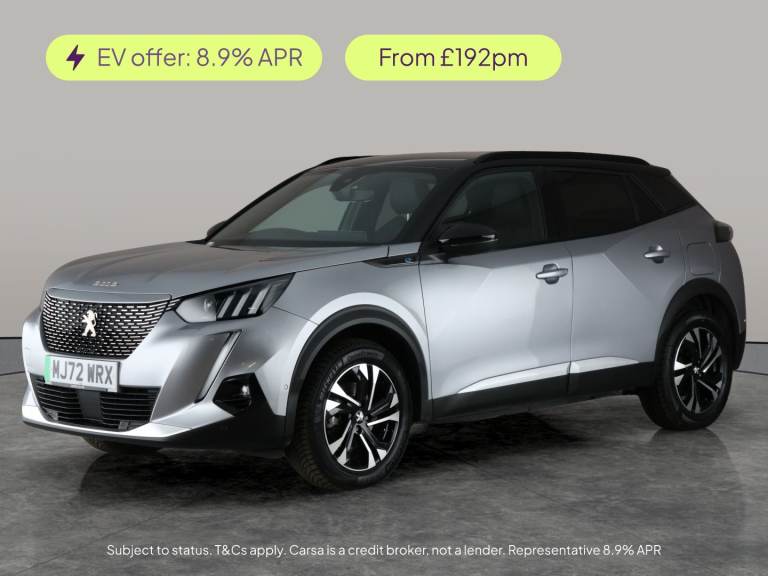 2022 Peugeot E-2008 50kWh GT SUV 5dr Electric Auto (7kW Charger) (136 ps) - HEATED SEATS - BLIN S...
