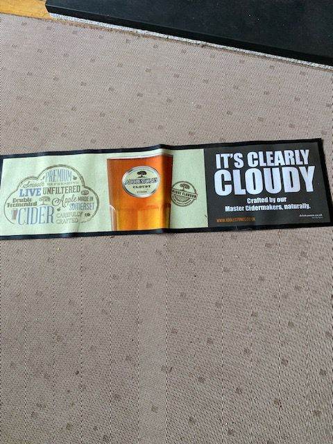 New Rubber Bar Runner Addlestone Cloudy Cider 