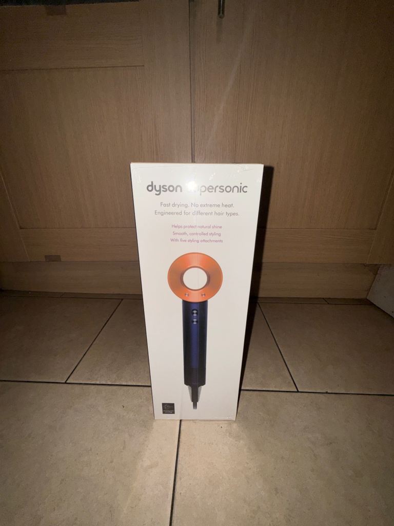 blue dyson supersonic hair dryer fully boxed brand new condition open to offers. 