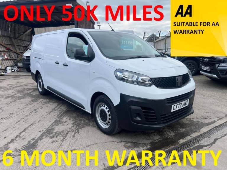 2022 Fiat Scudo 2.0 MultiJet 145 Tecnico Van PANEL VAN Diesel Manual