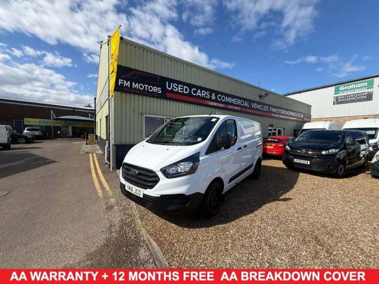 2018 18 FORD TRANSIT CUSTOM 2.0 280 ECOBLUE PANEL VAN 5DR DIESEL MANUAL L1 H1 EU