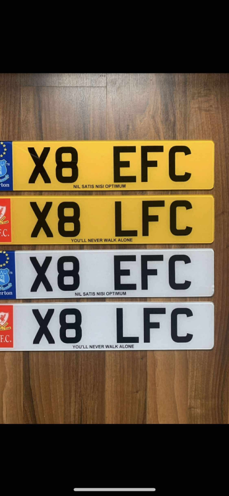 LFC & EFC Number Plates