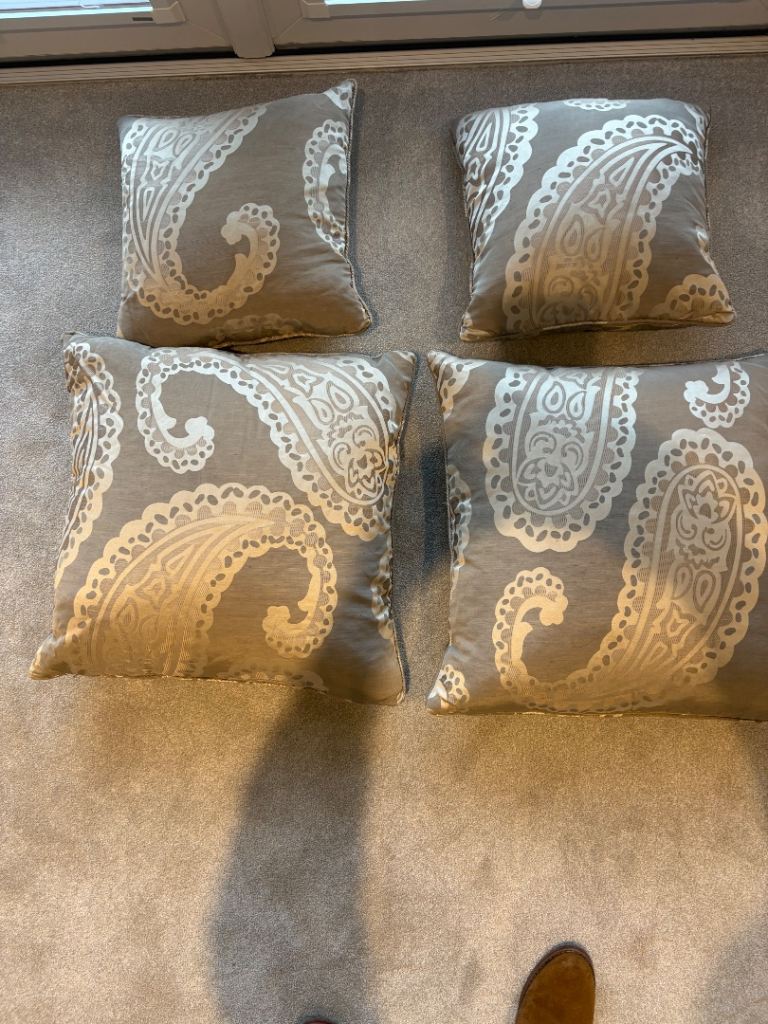 Laura Ashley Paisley Pattern Cushions