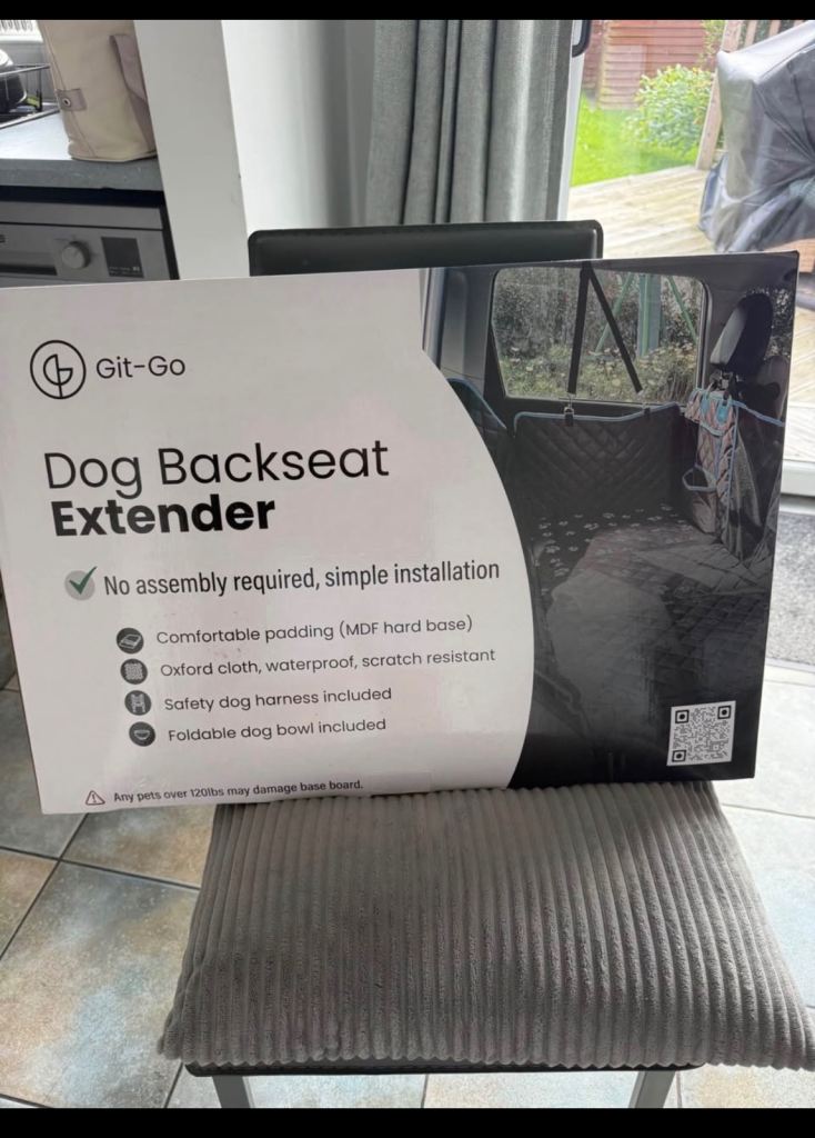 Dog backseat extender 