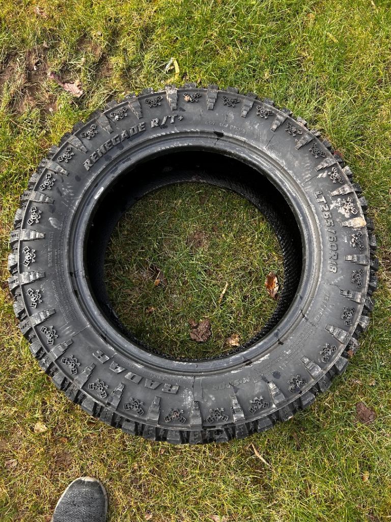 Brand new off road tyre