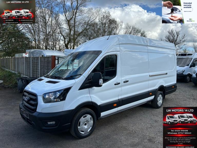 FORD TRANSIT T350 165 BHP EXLWB EXHIGH ROOF JUMBO L4 H3 TREND 2024 74 REG EURO 6