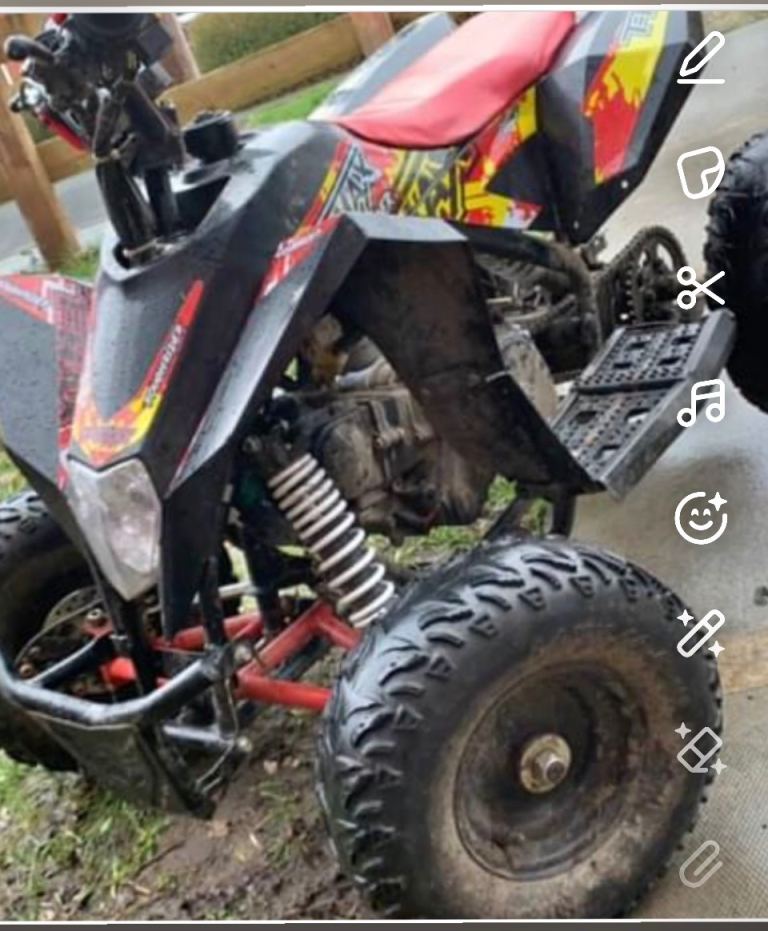 90cc quad looking for swap for a pit bike 