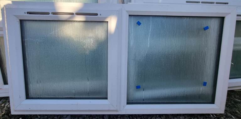 image for NEW White UPVC Double Glazed Window 1285mm W x 645mm H #42