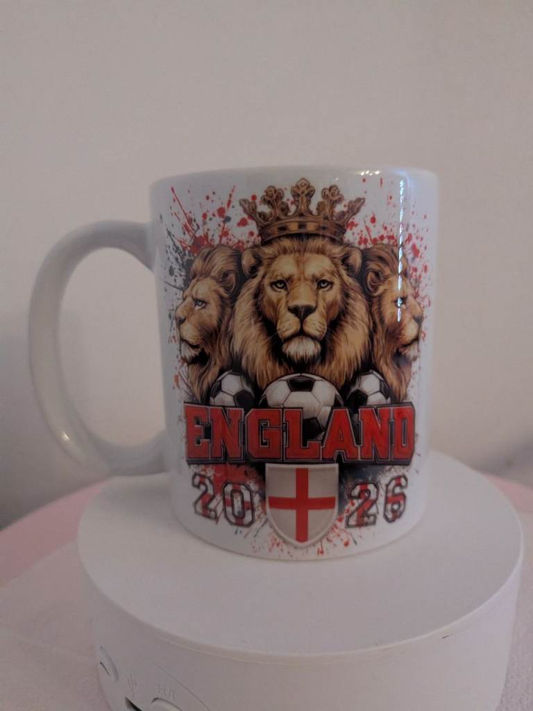 England 3 Lions Mug 
